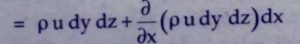 Derivation of continuity equation