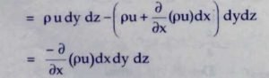 Derive continuity equation 2