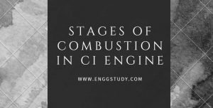 Stages of combustion in CI engine